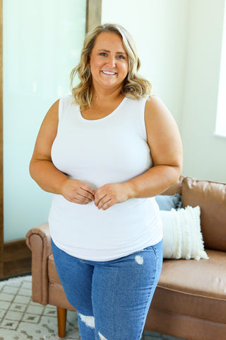 IN STOCK Ava Tank - White - Bray and Em Boutique