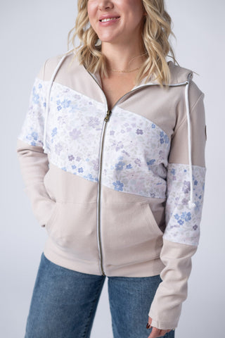 IN STOCK Colorblock Fullzip - Spring Meadows Neutral Mix - Bray and Em Boutique