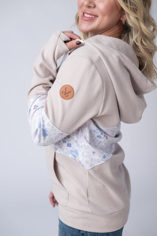 IN STOCK Colorblock Fullzip - Spring Meadows Neutral Mix - Bray and Em Boutique