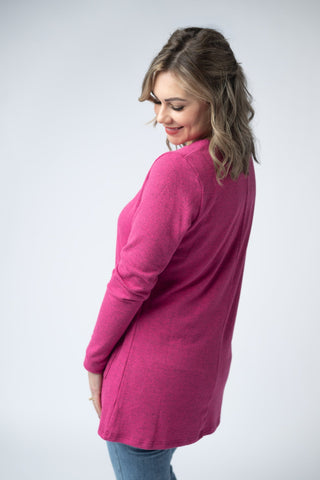IN STOCK Cori Cardigan - Hot Pink - Bray and Em Boutique