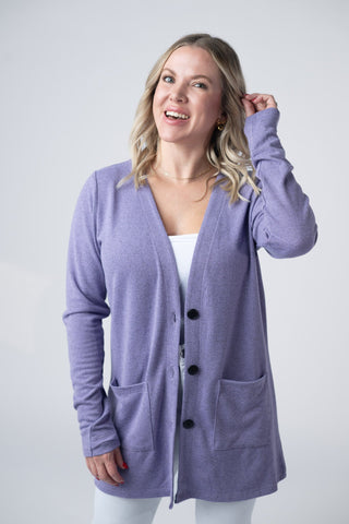 IN STOCK Cori Cardigan - Lavender - Bray and Em Boutique