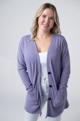 IN STOCK Cori Cardigan - Lavender - Bray and Em Boutique