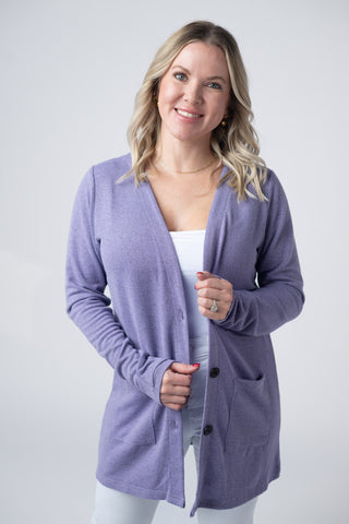 IN STOCK Cori Cardigan - Lavender - Bray and Em Boutique