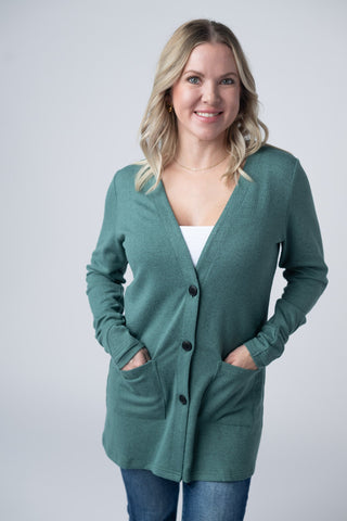 IN STOCK Cori Cardigan - Sage - Bray and Em Boutique