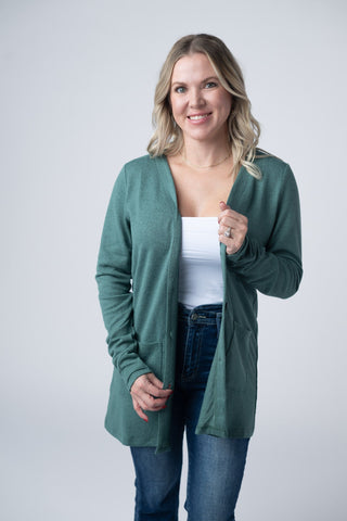 IN STOCK Cori Cardigan - Sage - Bray and Em Boutique