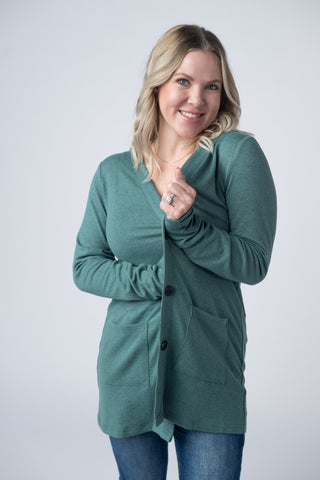 IN STOCK Cori Cardigan - Sage - Bray and Em Boutique