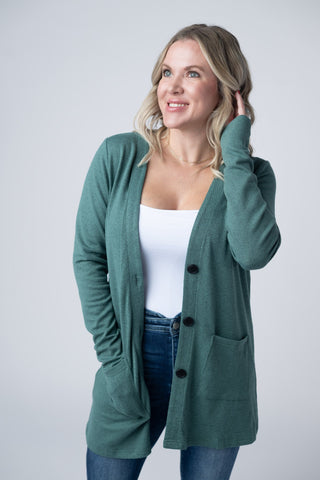 IN STOCK Cori Cardigan - Sage - Bray and Em Boutique