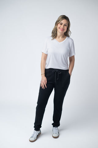 IN STOCK Corrine Joggers - Black - Bray and Em Boutique