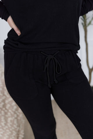 IN STOCK Corrine Joggers - Black - Bray and Em Boutique