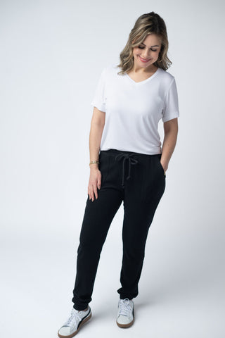 IN STOCK Corrine Joggers - Black - Bray and Em Boutique