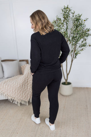 IN STOCK Corrine Joggers - Black - Bray and Em Boutique