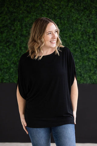 IN STOCK Darcy Dolman Top - Black - Bray and Em Boutique