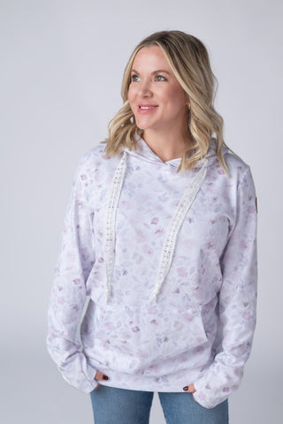 IN STOCK Hailey Pullover Hoodie - Blush Floral - Bray and Em Boutique