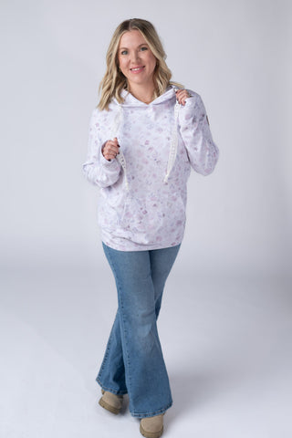 IN STOCK Hailey Pullover Hoodie - Blush Floral - Bray and Em Boutique