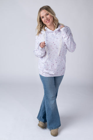 IN STOCK Hailey Pullover Hoodie - Blush Floral - Bray and Em Boutique