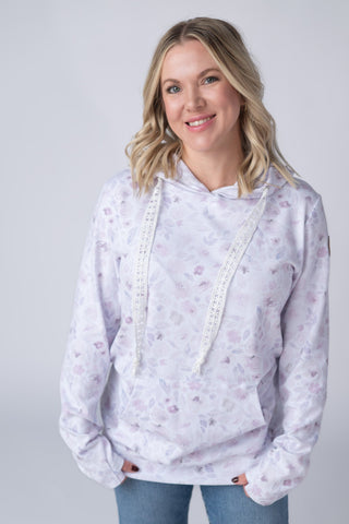 IN STOCK Hailey Pullover Hoodie - Blush Floral - Bray and Em Boutique