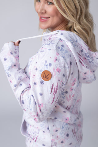 IN STOCK HalfZip Hoodie - Wildflower Gardens - Bray and Em Boutique