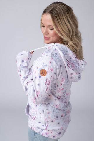 IN STOCK HalfZip Hoodie - Wildflower Gardens - Bray and Em Boutique