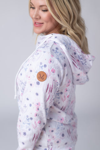 IN STOCK HalfZip Hoodie - Wildflower Gardens - Bray and Em Boutique