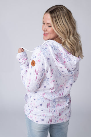 IN STOCK HalfZip Hoodie - Wildflower Gardens - Bray and Em Boutique