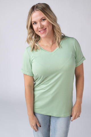 IN STOCK Sophie Tee - Seafoam Green - Bray and Em Boutique