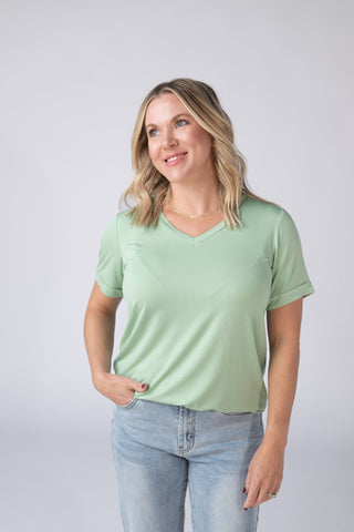 IN STOCK Sophie Tee - Seafoam Green - Bray and Em Boutique