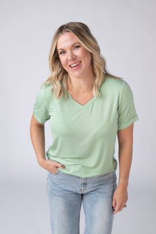 IN STOCK Sophie Tee - Seafoam Green - Bray and Em Boutique