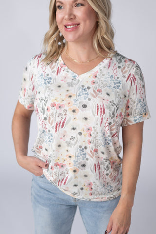 IN STOCK Sophie Tee - Wildflower Gardens - Bray and Em Boutique