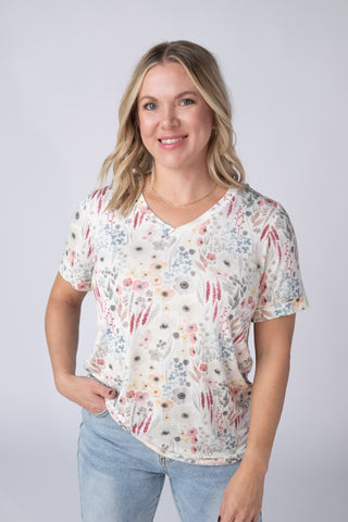 IN STOCK Sophie Tee - Wildflower Gardens - Bray and Em Boutique