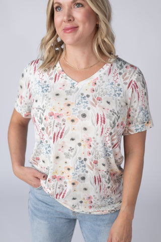 IN STOCK Sophie Tee - Wildflower Gardens - Bray and Em Boutique