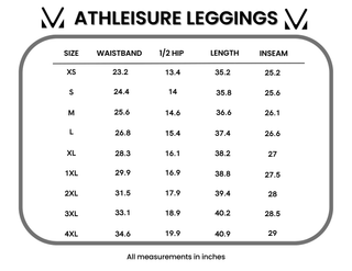 IN STOCK Women's Athleisure Leggings - Black - Bray and Em Boutique