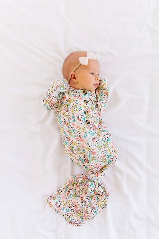 Infant Knotted Gown - Bray and Em Boutique