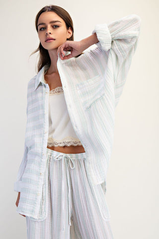 Island In The Sun Button Down Shirt - Bray and Em Boutique