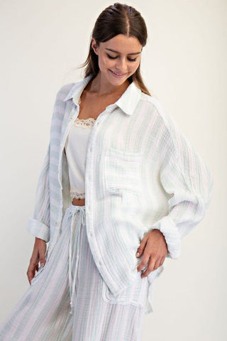 Island In The Sun Button Down Shirt - Bray and Em Boutique