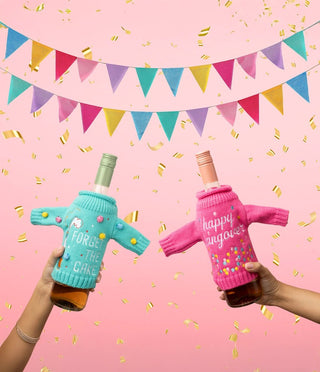 It's Yo Birthday Wine & Bottle Sweater - Bray and Em Boutique