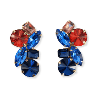 Ivy Mixed Stone Post Earrings - Bray and Em Boutique