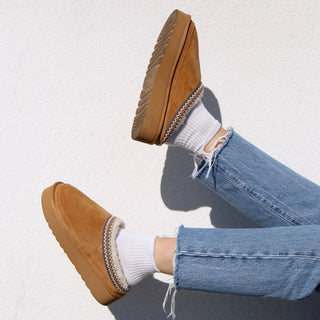 Jane Platform Slip On - Chestnut - Bray and Em Boutique