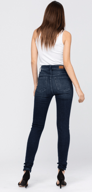 JB Hi - Rise Super Dark Skinny 29.5" Inseam - Bray and Em Boutique