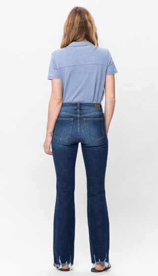 JB MR Non Distressed Fray Hem Bootcut - Bray and Em Boutique