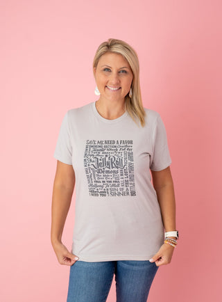 Jelly Roll Song Playlist Graphic Tee - Bray and Em Boutique