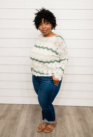 Journey Continues Stripe Sweater - Bray and Em Boutique