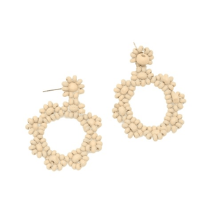 Joy Susan Bead Scalloped Boho Earrings - Bray and Em Boutique