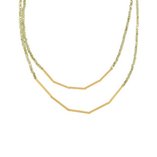 Joy Susan Layered Beaded & Bar Necklace - Bray and Em Boutique