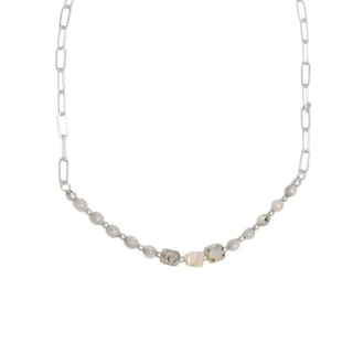 Joy Susan Marbled Bead Necklace - Bray and Em Boutique