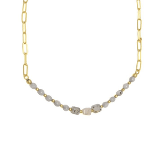 Joy Susan Marbled Bead Necklace - Bray and Em Boutique
