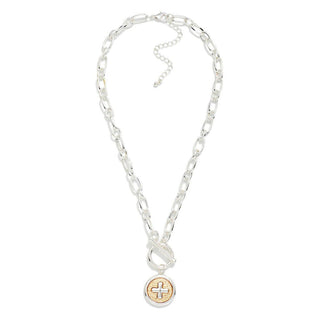 JUDSON: Cross Chain Link Necklace - Bray and Em Boutique