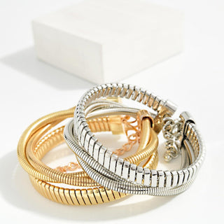JUDSON: Layered Coiled Bracelet - Bray and Em Boutique