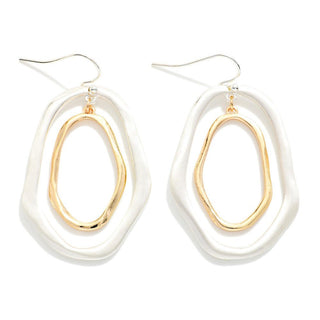 JUDSON: Metal Drop Earrings - Bray and Em Boutique