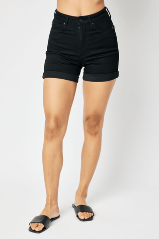 Judy Blue Casually Perfect Cuffed Shorts - Bray and Em Boutique