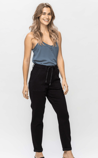 Judy Blue Cruise Control Cuffed Joggers - Bray and Em Boutique